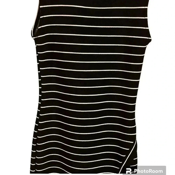 FREE💕 with purchase Woman’s sleeveless dress Seduction, black/white stripe, - Picture 7 of 16
